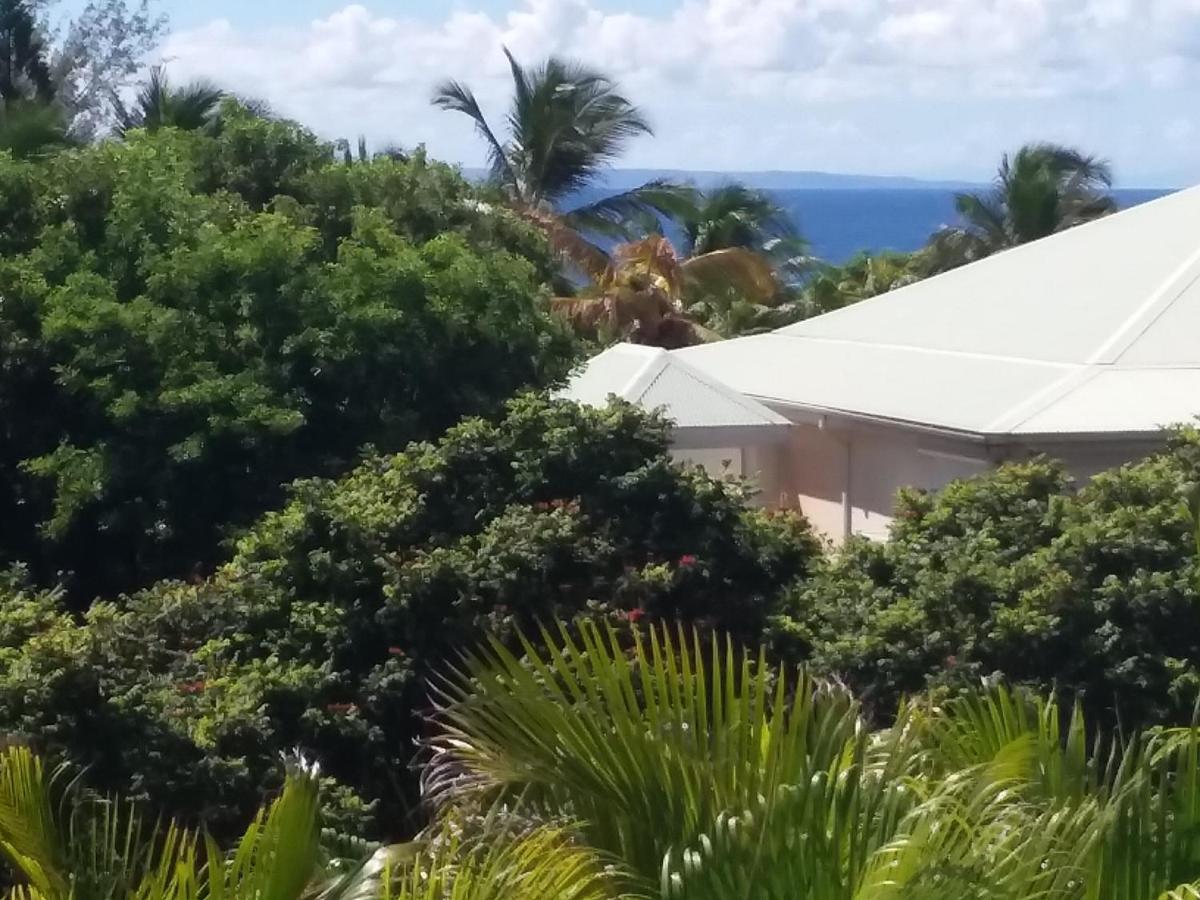 Studio Vue Mer Haut De Villa Anse Des Rochers Saint-Francois  Exterior foto